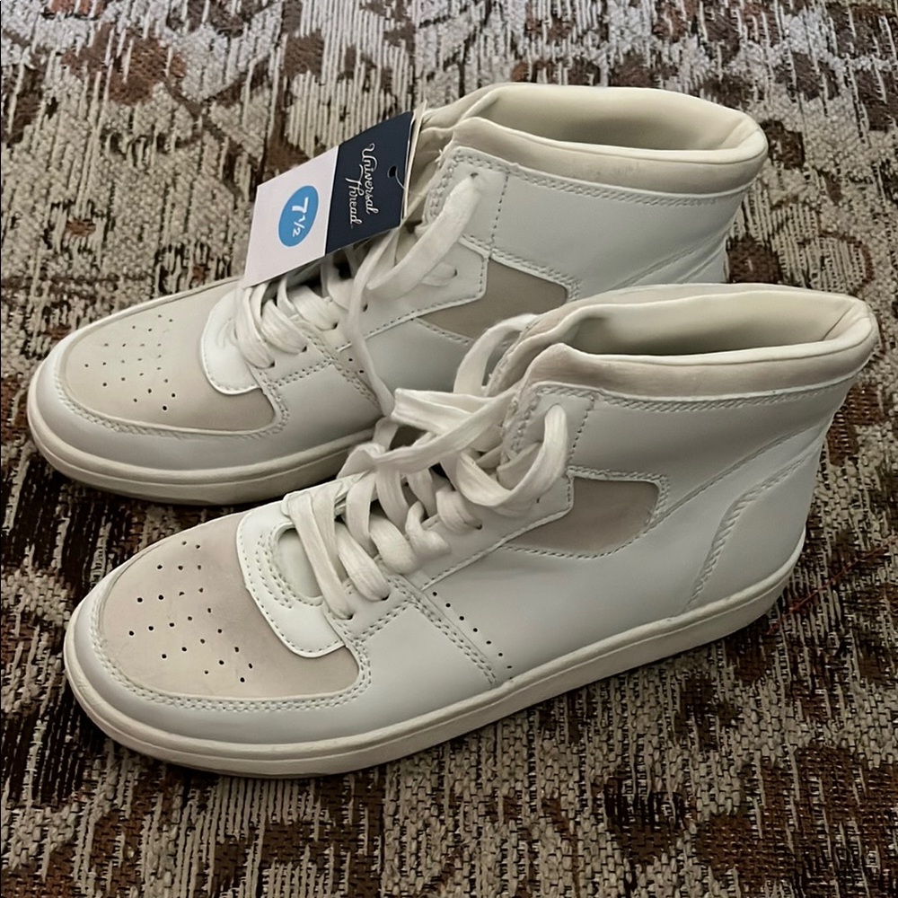 Universal Thread White High-Top Sneakers